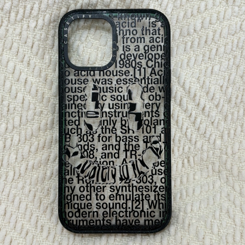 Casetify Techno Smiley Face iPhone 12 Pro Max Case